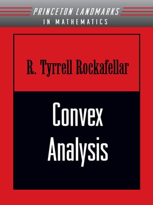 cover image of Convex Analysis
